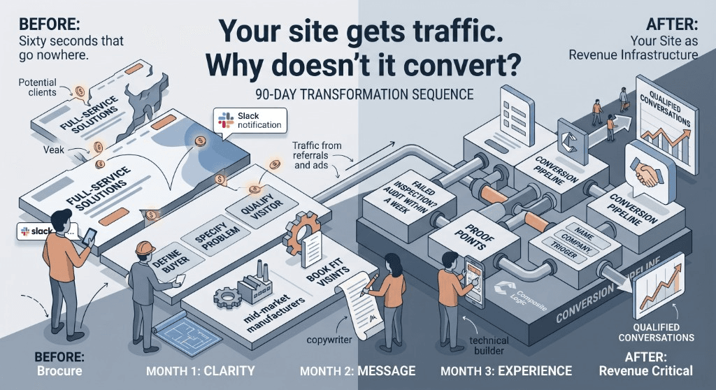 Your site gets traffic. Why doesn't it convert?